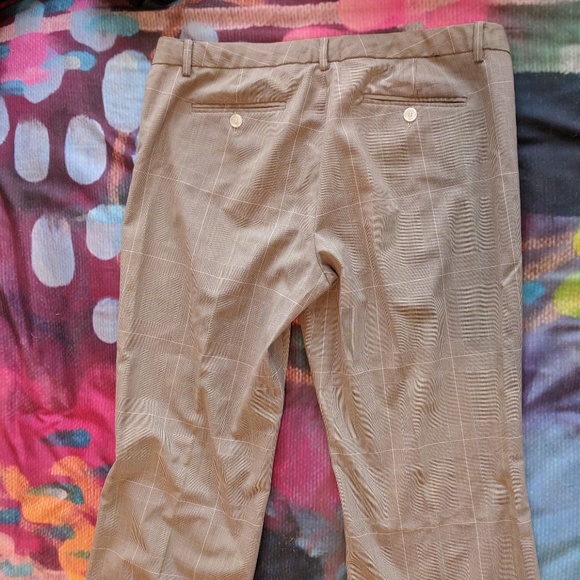 The Limited - Drew Fit Pants Brown Green Lavender - Picture 2 of 6
